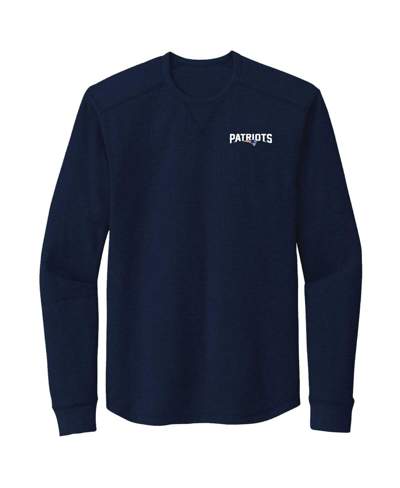 Shop Dunbrooke Men's  Navy New England Patriots Cavalier Long Sleeve T-shirt