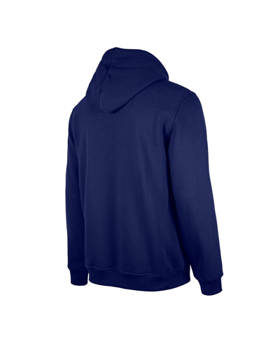 New Era Men's  Blue Brooklyn Nets Big And Tall 2023/24 City Edition Jersey Pullover Hoodie In Blue
