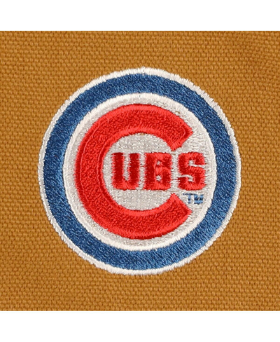 Dunbrooke Brown Chicago Cubs Dakota Work Full-zip Hoodie Jacket In Brown