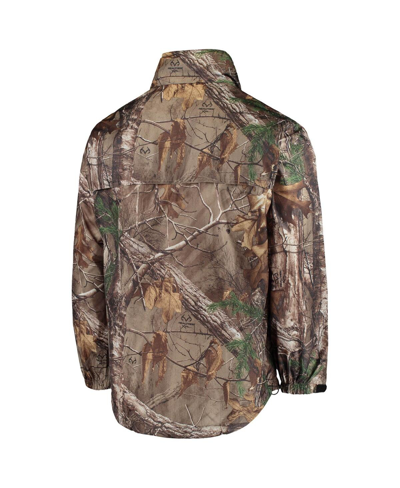 DUNBROOKE MEN'S DUNBROOKE REALTREE CAMO CINCINNATI BENGALS CIRCLE SPORTSMAN WATER-RESISTANT PACKABLE FULL-ZIP  