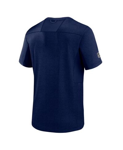 Shop Fanatics Men's  Navy St. Louis Blues Authentic Pro Performance T-shirt