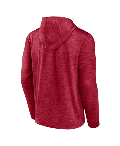 Fanatics Branded Heather Red Tampa Bay Buccaneers Hook And Ladder Pullover Hoodie In Heather Red