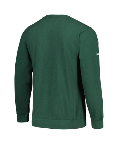 Shop Stitches Men's  Green Oakland Athletics Pullover Sweatshirt
