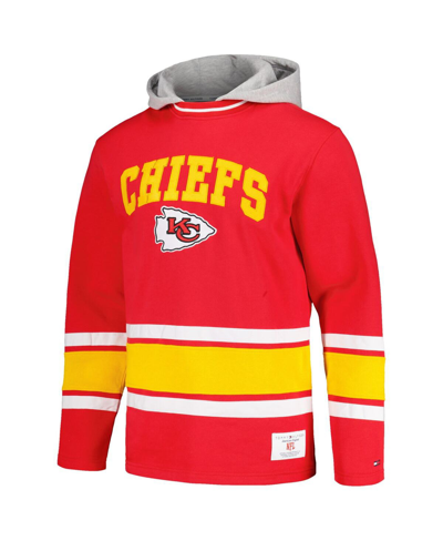 Shop Tommy Hilfiger Men's  Red Kansas City Chiefs Ivan Fashion Pullover Hoodie