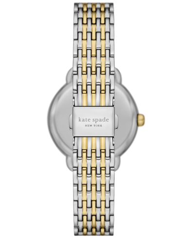 Shop Kate Spade Women's Lily Avenue Three Hand Two-tone Stainless Steel Watch 34mm