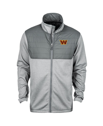 Dunbrooke Men's  Heather Charcoal Washington Commanders Explorer Tech Full-zip Jacket In Heather Charcoal