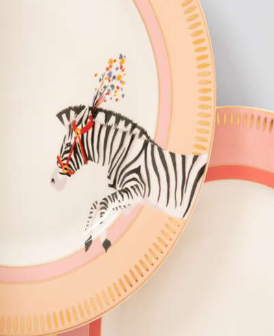 Yvonne Ellen Animal Side Plates, Set Of 4 In Multi