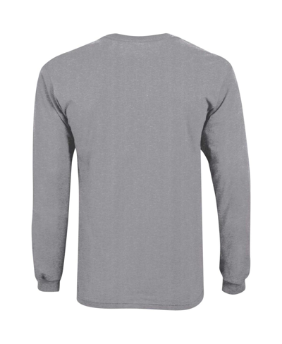 Shop Champion Big Boys  Gray Colorado Buffaloes Arch Over Logo Long Sleeve Jersey T-shirt
