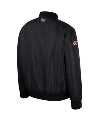 Colosseum Men's  Black Washington State Cougars Full-zip Bomber Jacket In Black