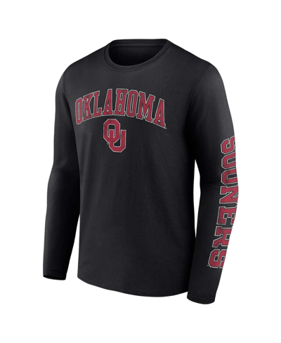 Fanatics Men's Black Georgia Bulldogs Big Tall Vision Long Sleeve T-shirt In Black