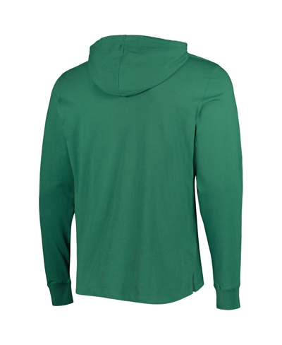 Shop 47 Brand Men's ' Green Distressed Green Bay Packers Field Franklin Hooded Long Sleeve T-shirt
