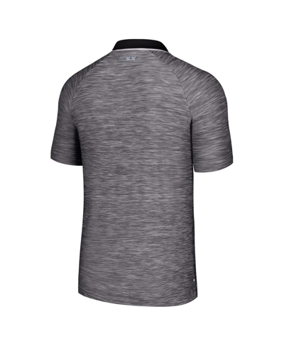 Msx By Michael Strahan Men's  Gray Boston Bruins Strategy Raglan Polo Shirt In Gray