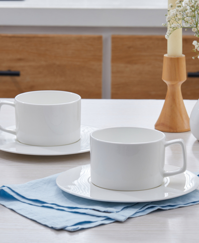 Stone Lain Sylvie 20pc Bone China Dinnerware Set In White