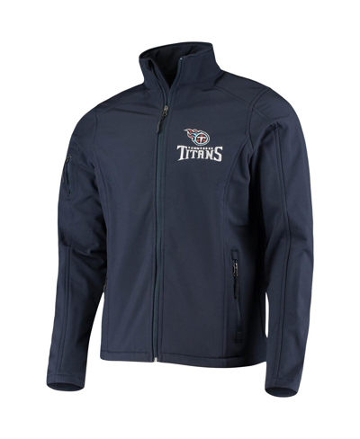 Shop Dunbrooke Men's  Navy Tennessee Titans Sonoma Softshell Full-zip Jacket
