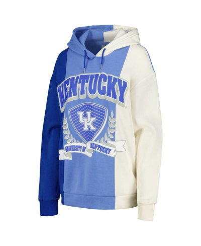 Gameday Couture Royal Kentucky Wildcats Hall Of Fame Colorblock Pullover Hoodie In Royal