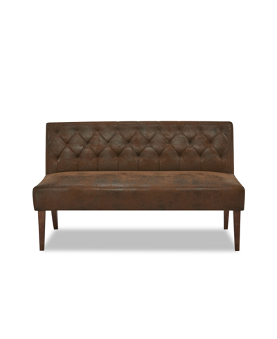 Gold Sparrow Chelsea Settee In Brown