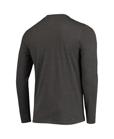 Concepts Sport Cardinal/heathered Charcoal Stanford Cardinal Meter Long Sleeve T-shirt & Pants Sleep In Cardinal,heathered Charcoal