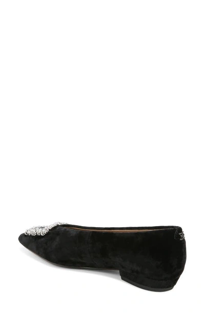 Shop Sam Edelman Janina Pointed Toe Flat In Black