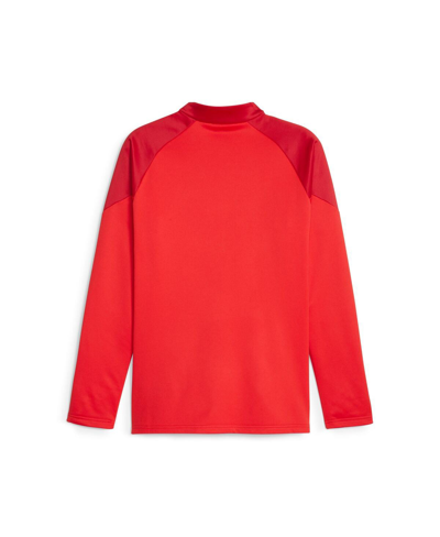 Puma Men's  Red Chivas 2023/24 Quarter-zip Fleece Top In Red