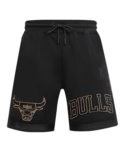 Pro Standard Men's  Black Chicago Bulls Shorts In Black