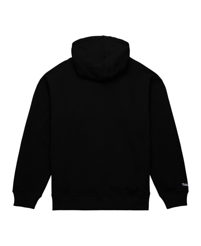 Mitchell & Ness Men's  Black Toronto Raptors Hardwood Classics Tonal Pullover Hoodie In Black