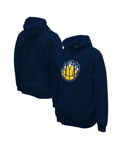 Shop Stadium Essentials Men's And Women's  Navy Memphis Grizzlies Primary Logo Pullover Hoodie