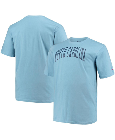 Shop Champion Men's  Carolina Blue North Carolina Tar Heels Big And Tall Arch Team Logo T-shirt