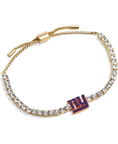 Shop Baublebar Women's  Gold New York Giants Pull-tie Tennis Bracelet