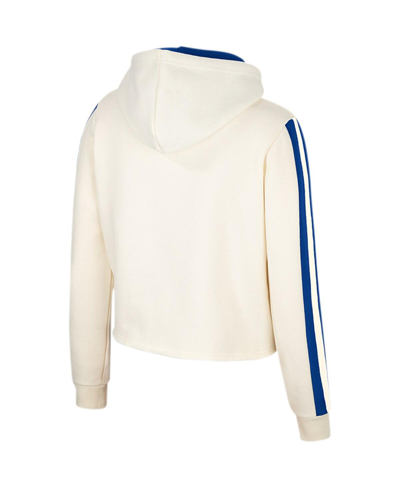 Colosseum Women's  Cream Kentucky Wildcats Perfect Date Cropped Pullover Hoodie In Cream