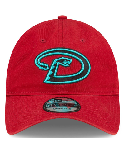 Shop New Era Men's  Red Arizona Diamondbacks Alternate Replica Core Classic 9twenty Adjustable Hat