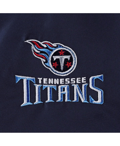 Shop Dunbrooke Men's  Navy Tennessee Titans Hurricane Raglan Full-zip Windbreaker Jacket