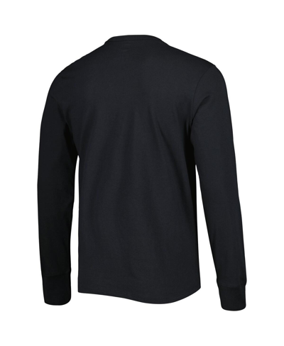 Shop 47 Brand Men's ' Black Distressed Atlanta Falcons Brand Wide Out Franklin Long Sleeve T-shirt