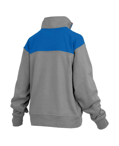 Pressbox Gray Kentucky Wildcats Avon Fleece Quarter-zip Jacket In Gray