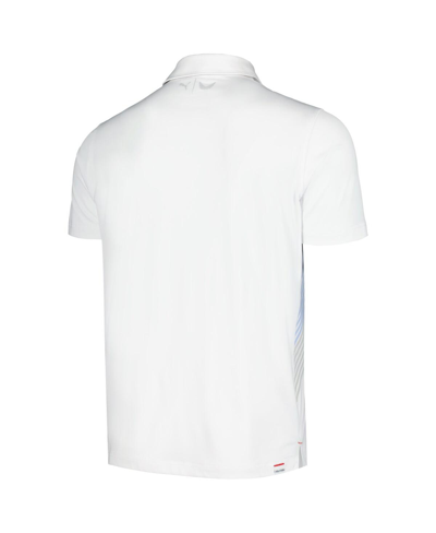 Shop Puma Men's  White The Players Volition Jet Polo Shirt