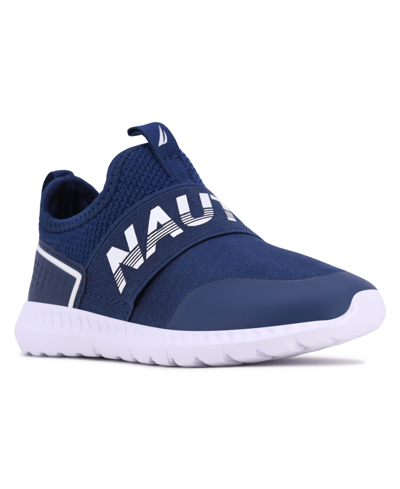 Shop Nautica Little Boys Alois Sneakers In Ocean Blue,white