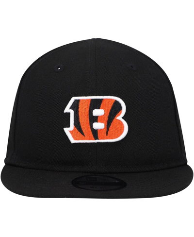 New Era Infant Boys And Girls  Black Cincinnati Bengals My 1st 9fifty Adjustable Hat In Black