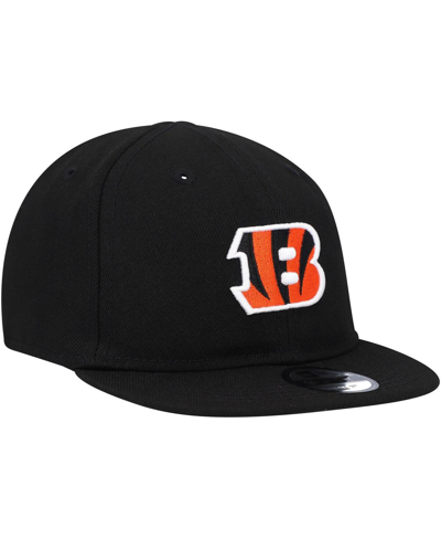 New Era Infant Boys And Girls  Black Cincinnati Bengals My 1st 9fifty Adjustable Hat In Black