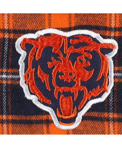 Concepts Sport Women's  Navy Chicago Bears Plus Size Badge T-shirt And Flannel Pants Sleep Set In Navy