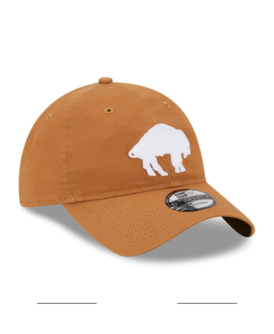 Shop New Era Men's  Brown Buffalo Bills Throwback Main Core Classic 2.0 9twenty Adjustable Hat