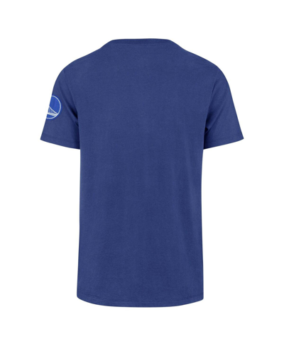 Shop 47 Brand Men's ' Royal Golden State Warriors Franklin Fieldhouse T-shirt