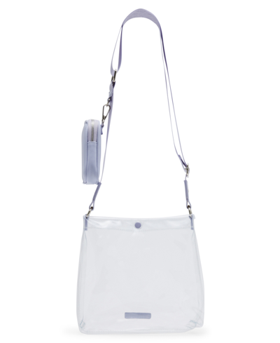 Shop Madden Girl Maeve Clear Tote In Lavender