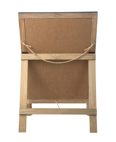 Glitzhome 24" H Patriotic, Americana Wooden Easel Porch Decor In Multi