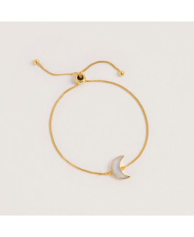 Shop Freya Rose Adjustable Gold Moon Bracelet