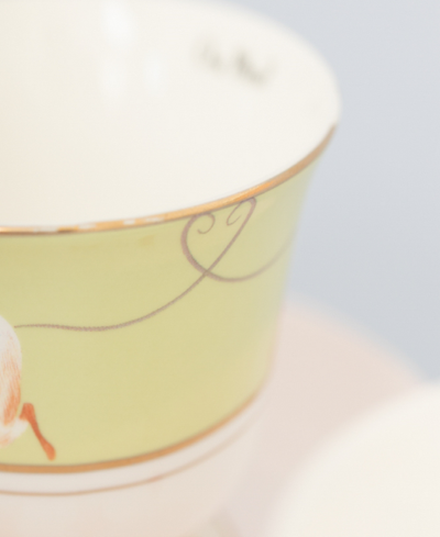 Yvonne Ellen Mouse And Squirrel Cup And Saucer, Set Of 2 In Multi