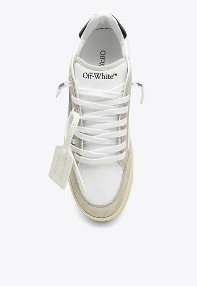 Shop Off-white 5.0 Leather Low-top Sneakers In White