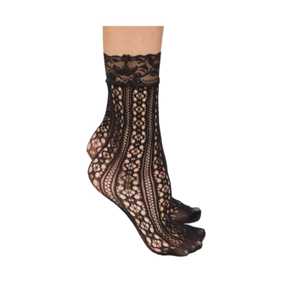 Stems Alexia Fishnet Socks In Black