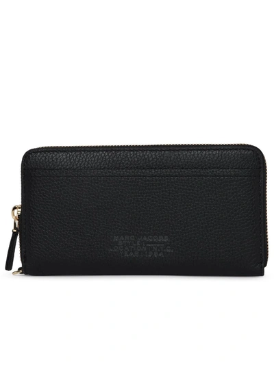 Shop Marc Jacobs Black Leather Continental Wallet