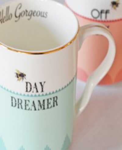Shop Yvonne Ellen Off Duty And Daydreamer Mugs, Set Of 2 In Multi