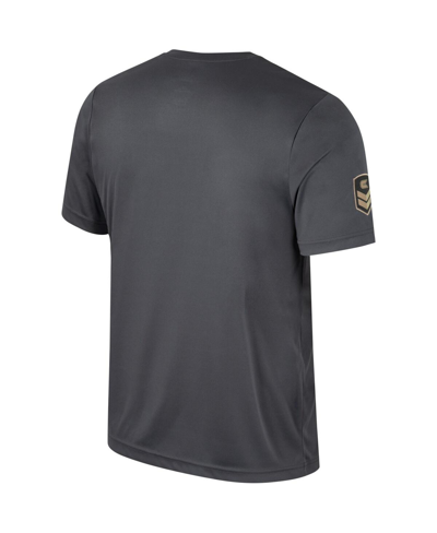 Shop Colosseum Men's  Charcoal Virginia Tech Hokies Oht Military-inspired Appreciation T-shirt