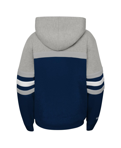 Mitchell & Ness Big Boys  Navy Penn State Nittany Lions Head Coach Hoodie In Navy